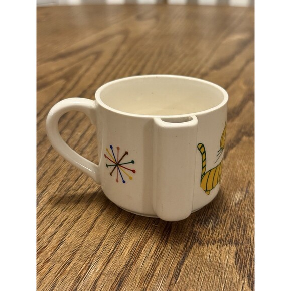 Vintage Porcelain Child's Cup Mug Toothbrush Holder Made in Japan RARE - Picture 4 of 9